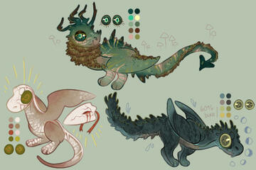 Dinoken custom characters