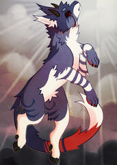 rendered fullbody w/ complex bg