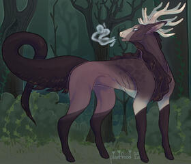 rendered fullbody w/ very complex bg